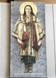 Tapestry of Saint Kateri Tekakwitha