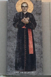 St. Óscar Romero tapestry.