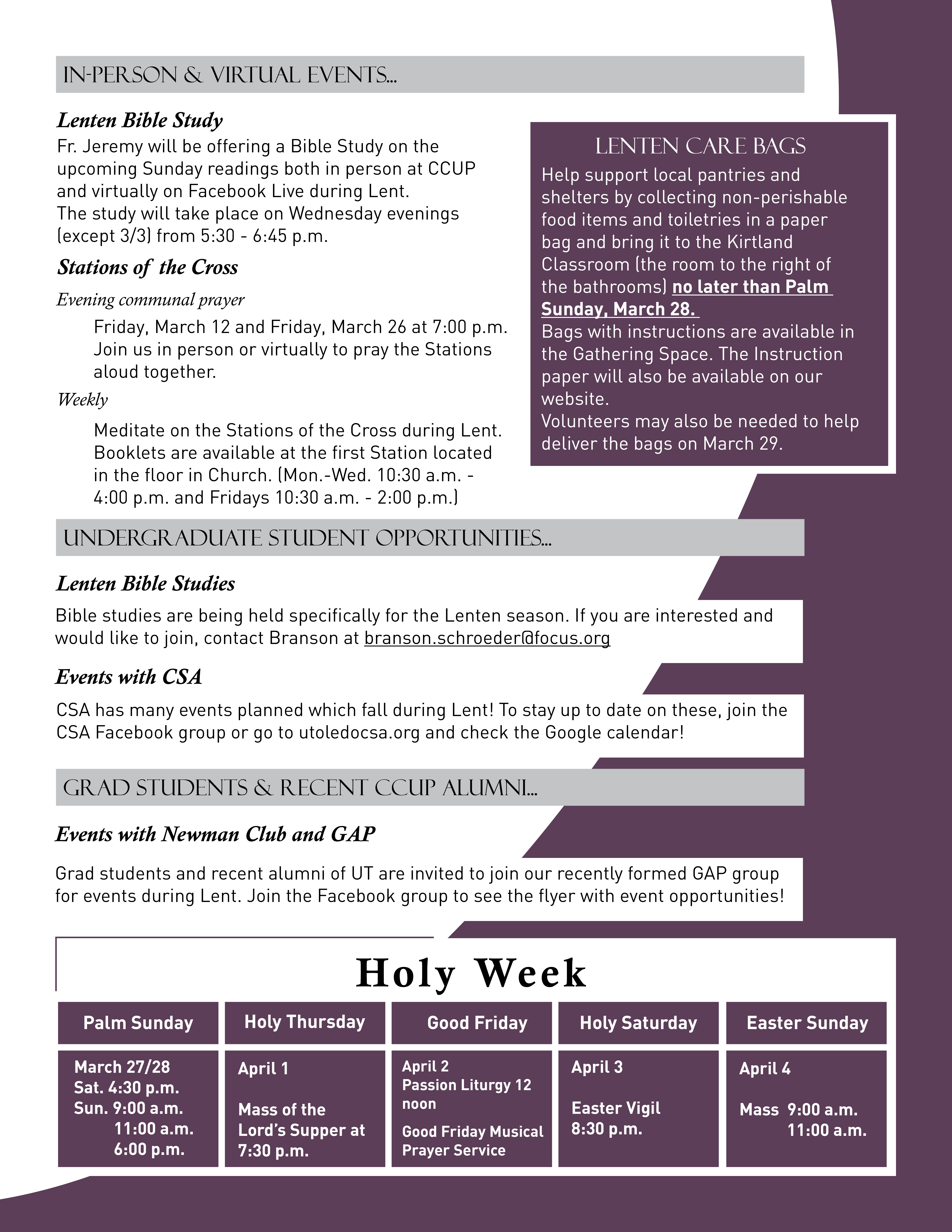 Lent Handout 2021-2